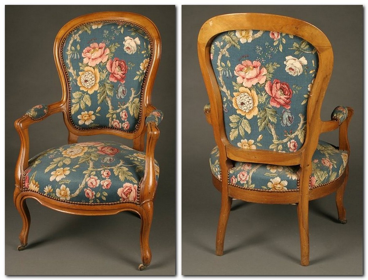 Французское кресло в стиле Луи Филиппа