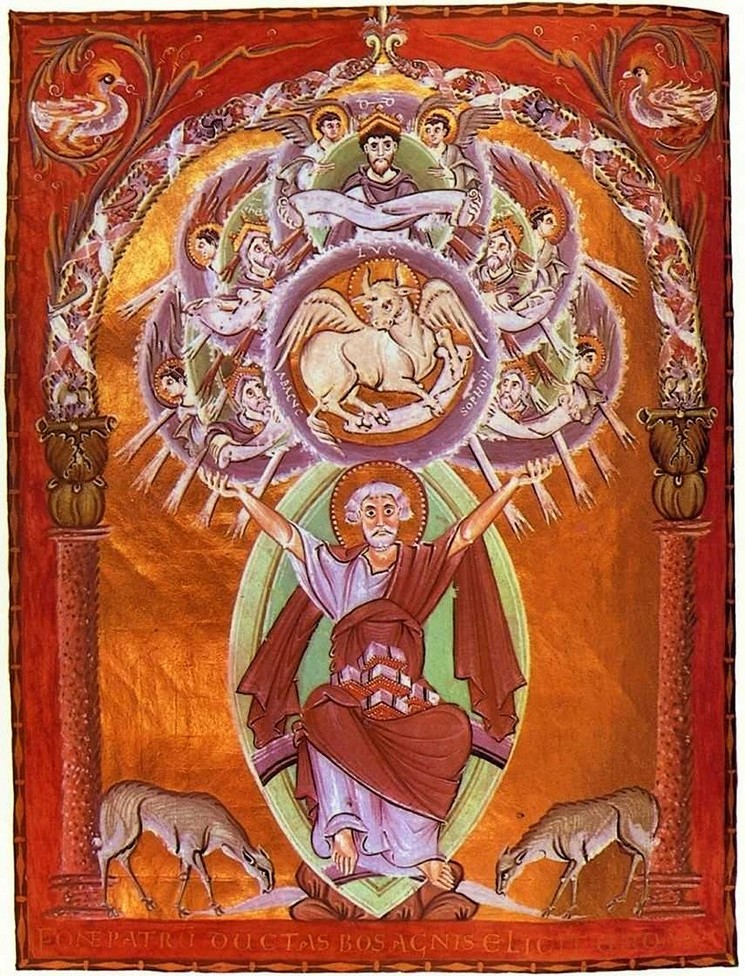 Книга Евангельских чтений (Перикоп) Генриха II (1002-1014 гг., Мюнхен, Государственная библиотека