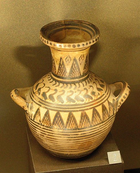 Древнегреческая вазопись. Геометрический орнамент