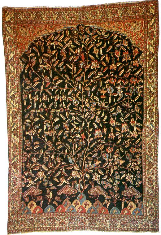 Персидский ковёр из Кашана (Иран)